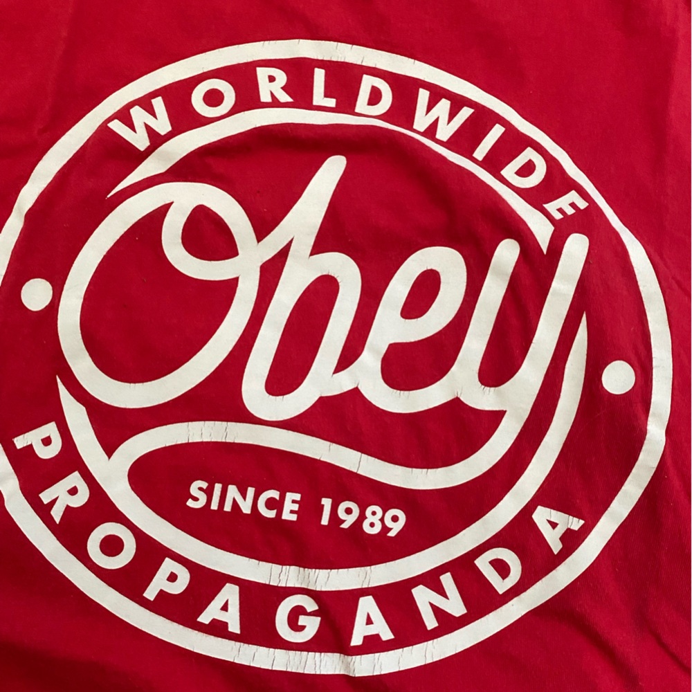 Obey Red and Maroon T-Shirts - Picture 3 of 8
